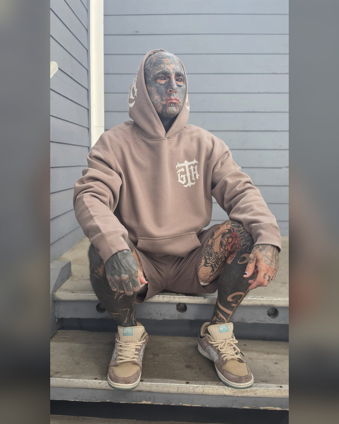 Scary Tats Go Hard Hoodie
