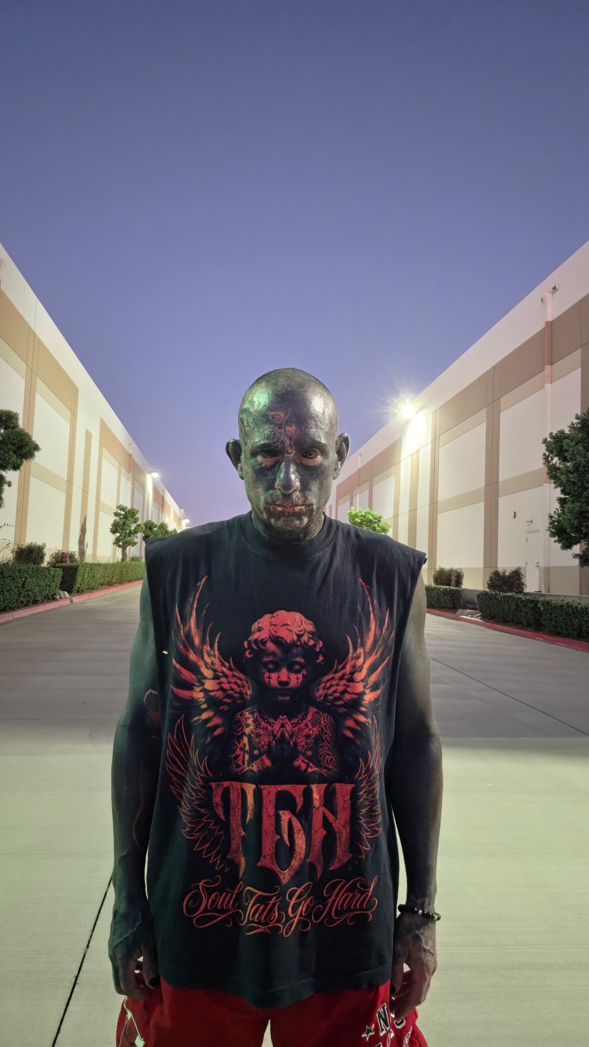 Soul Tats Go Hard – Cutoff Sleeve Shirt