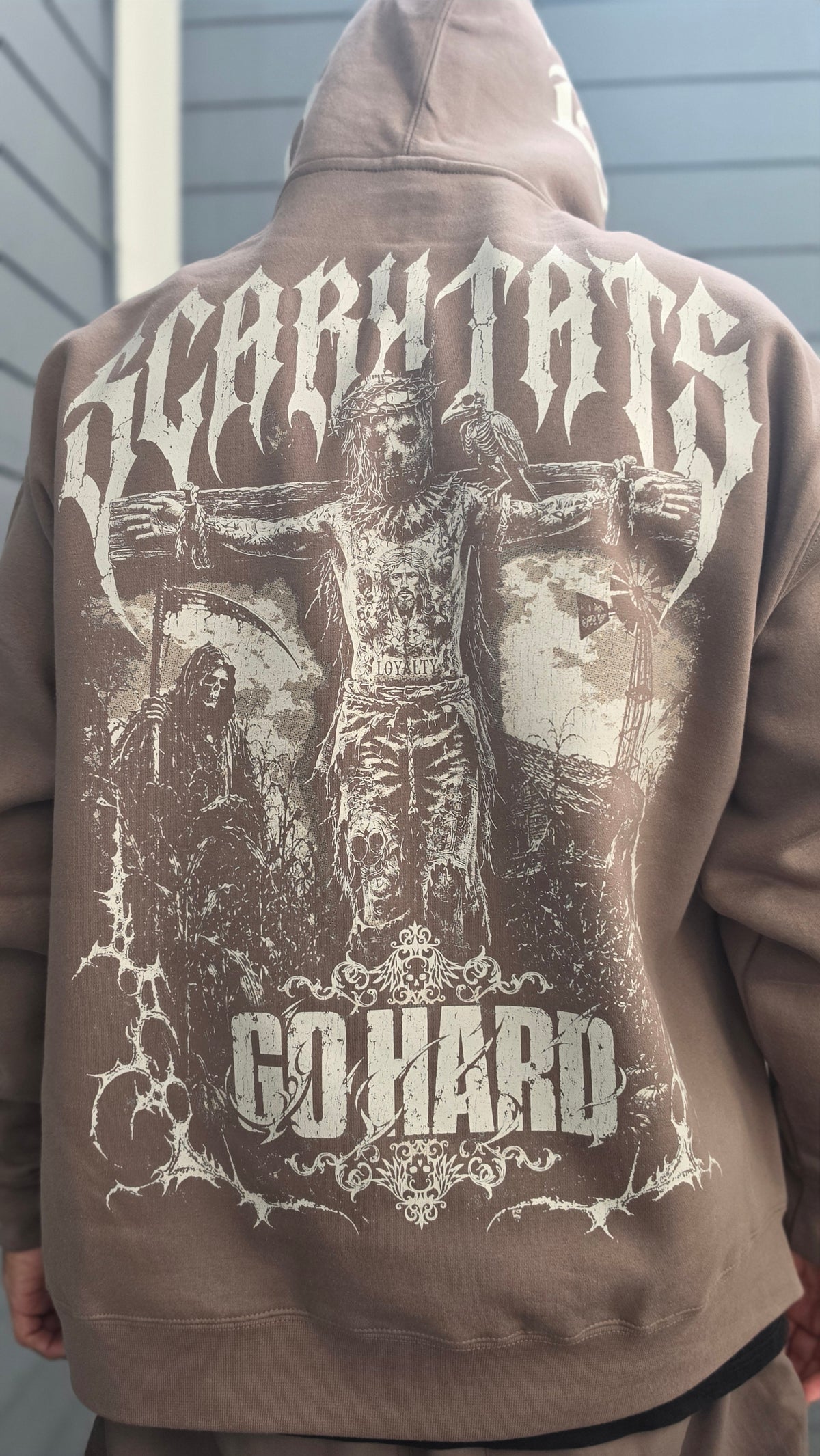 Scary Tats Go Hard Hoodie
