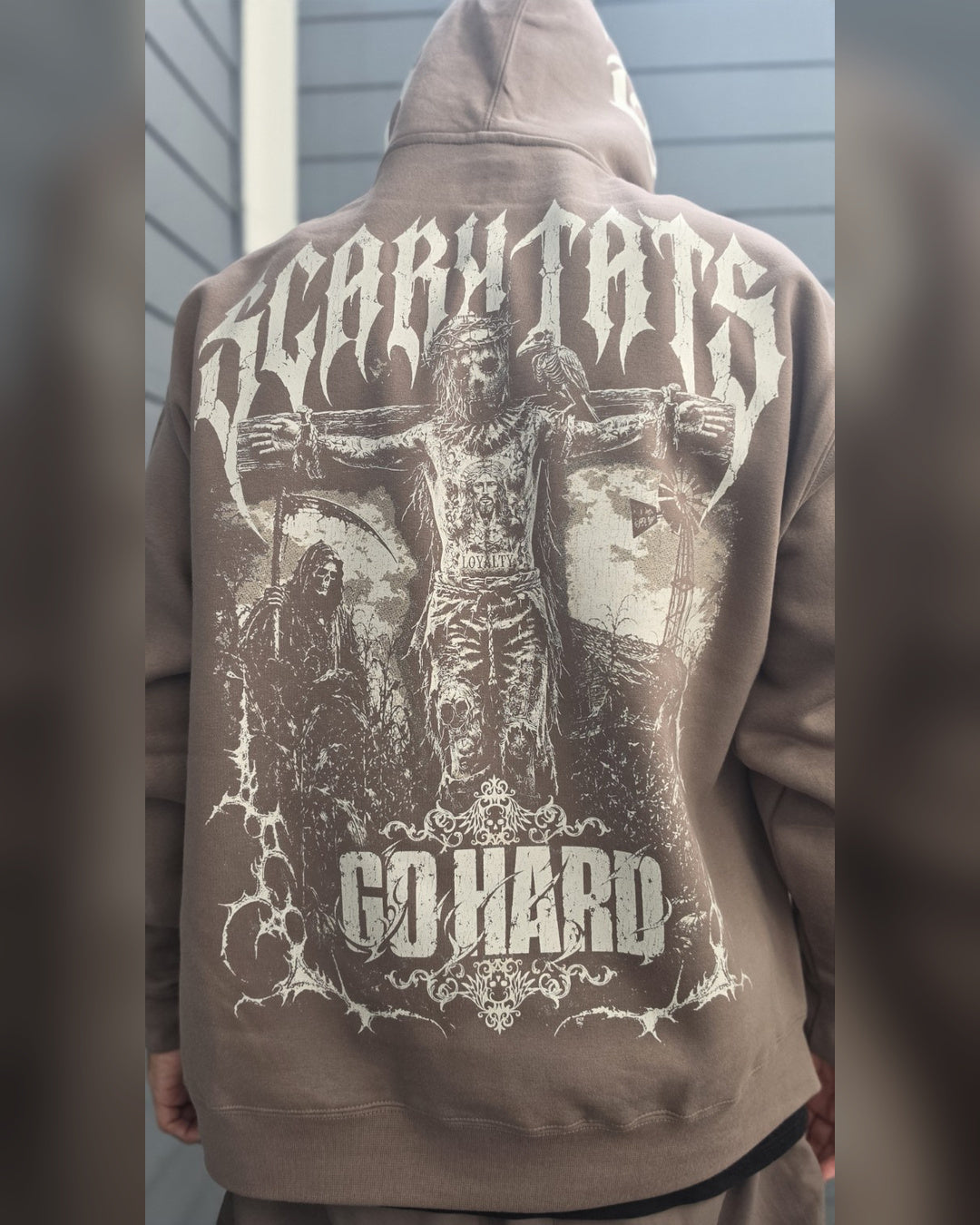 Scary Tats Go Hard Hoodie
