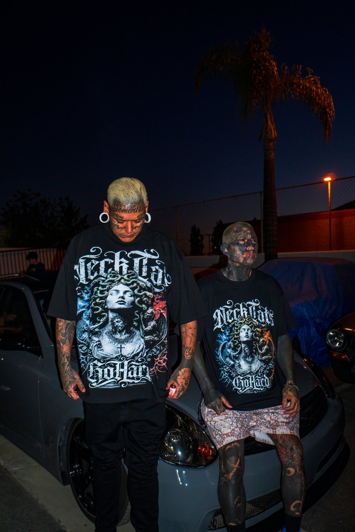 Neck Tats Go Hard Tshirt