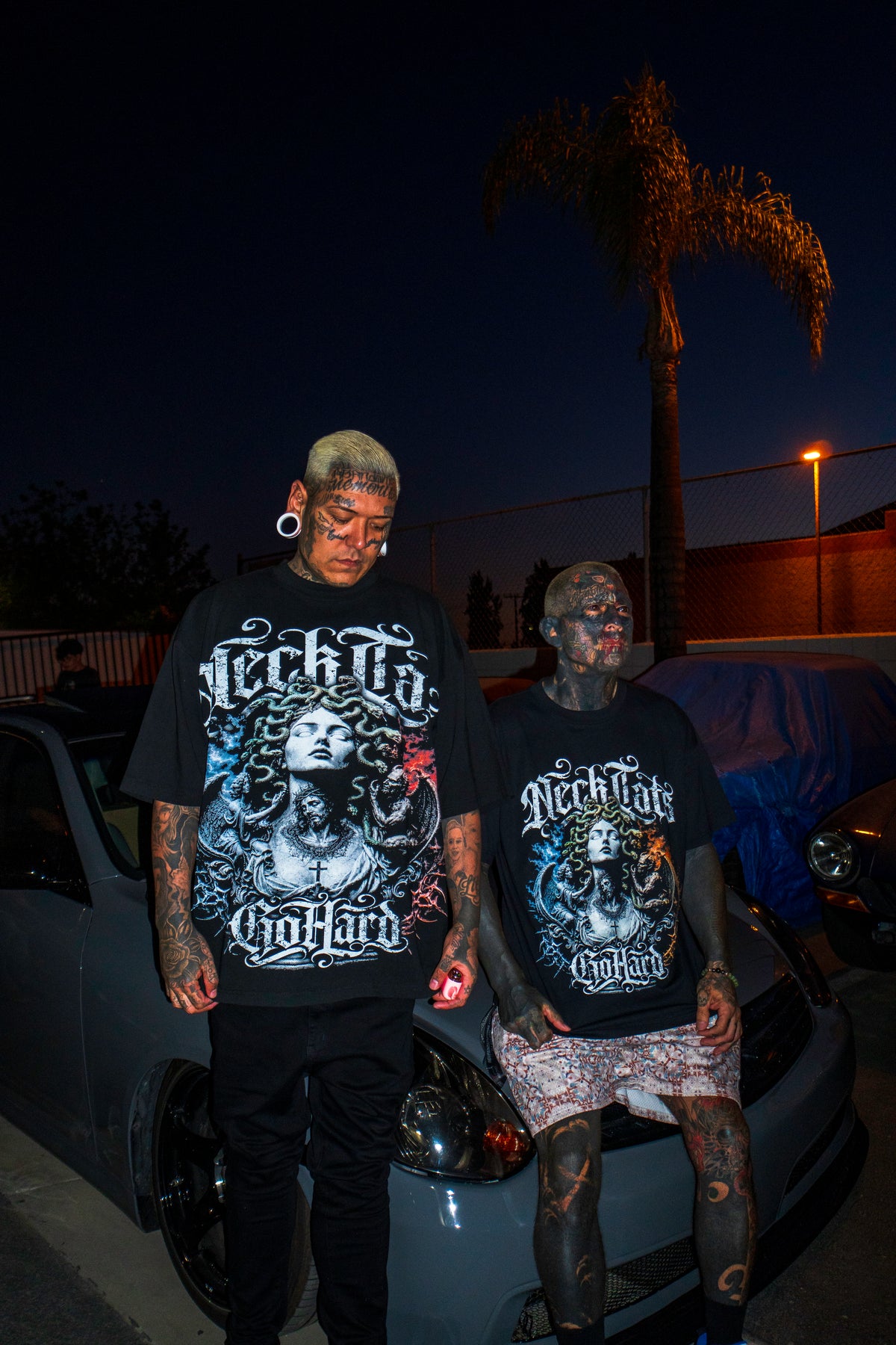 Neck Tats Go Hard Tshirt
