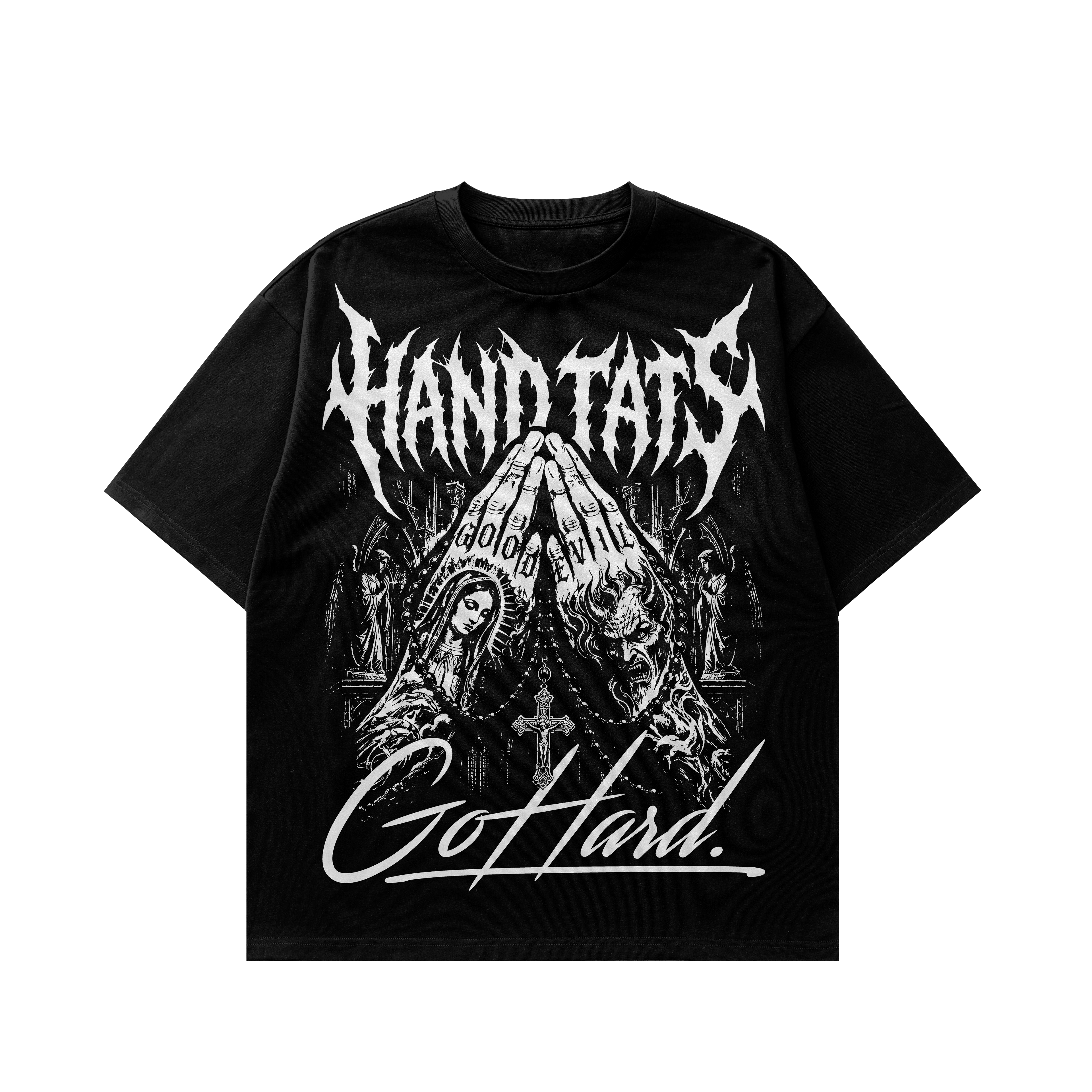 Hand Tats Go Hard Tshirt