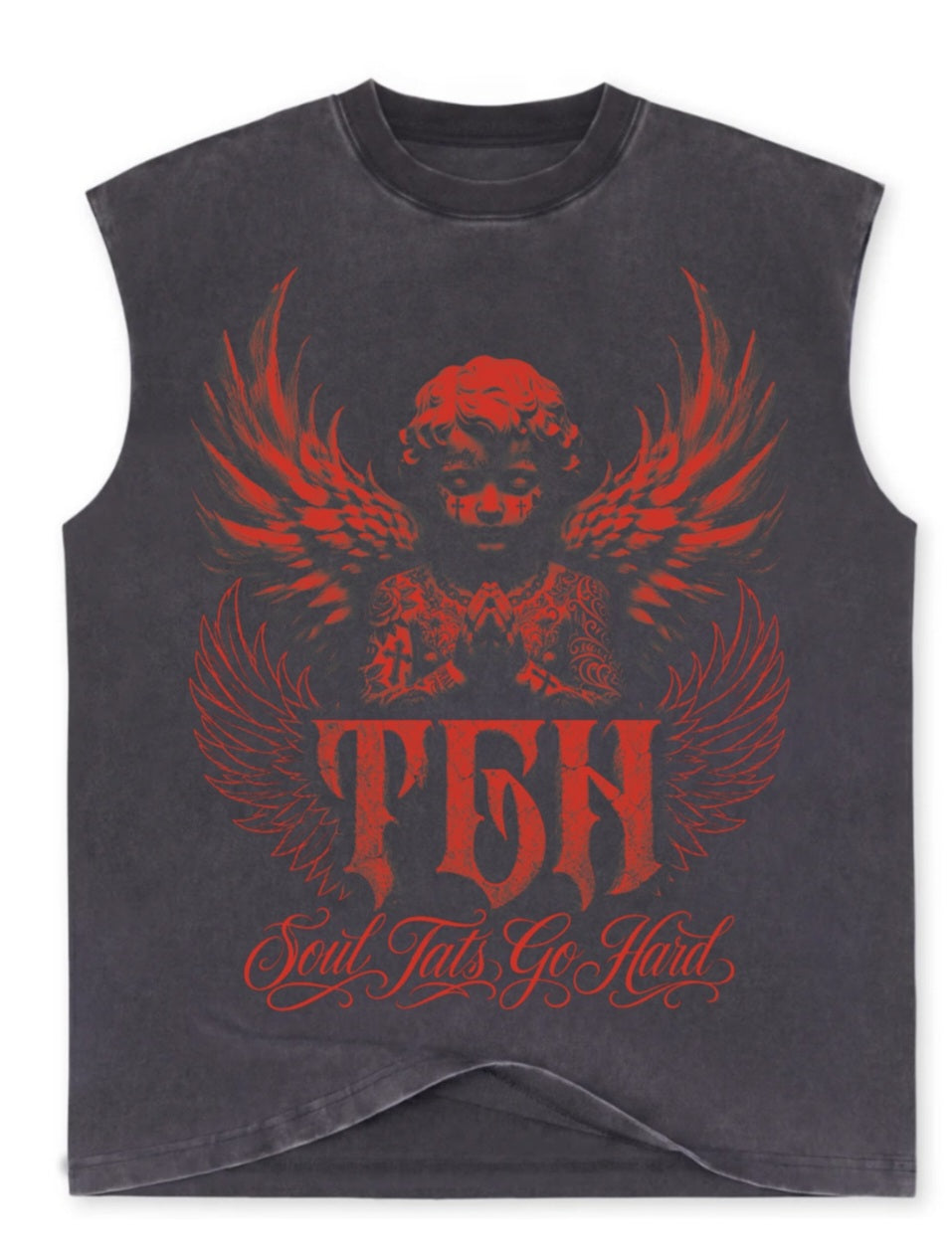 Soul Tats Go Hard – Cutoff Sleeve Shirt