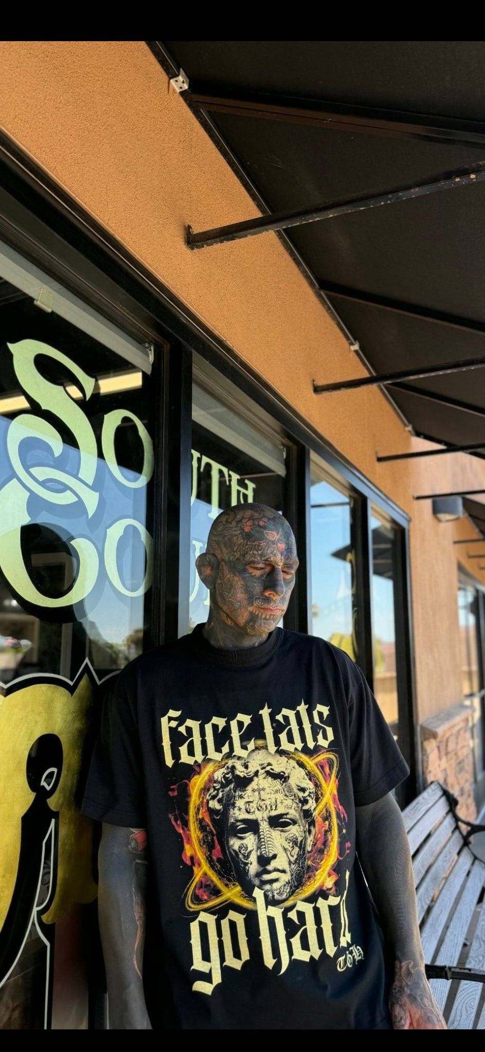 Face Tats Go Hard Tee