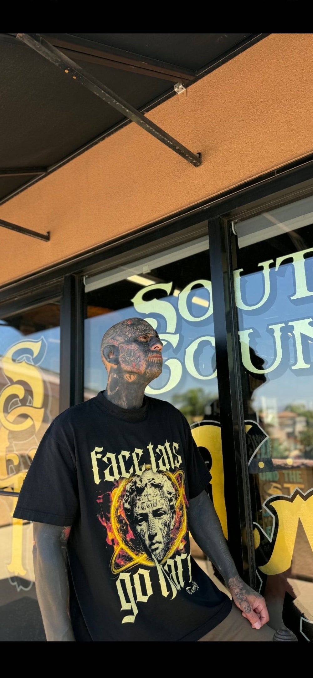 Face Tats Go Hard Tee