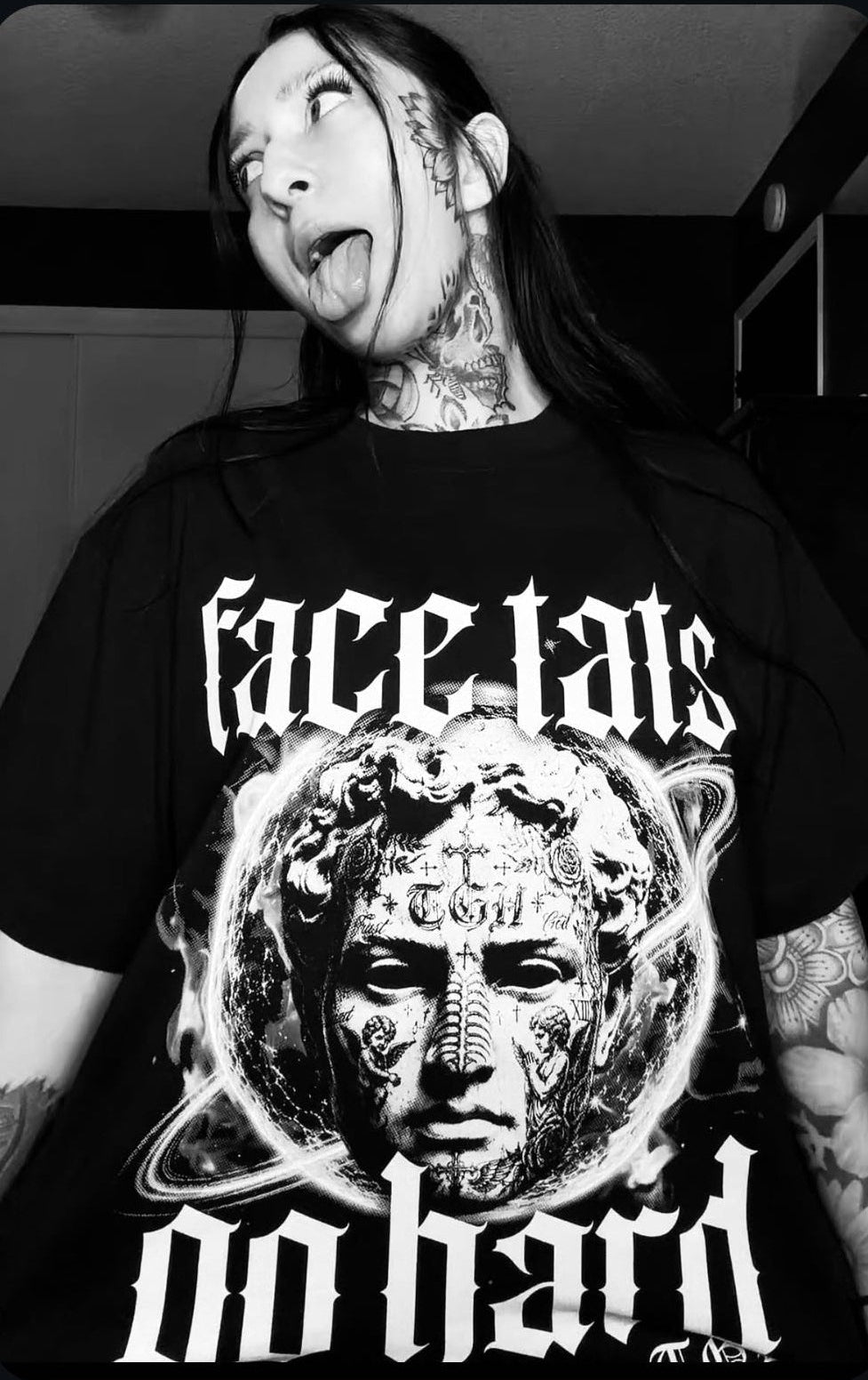 Face Tats Go Hard Tee