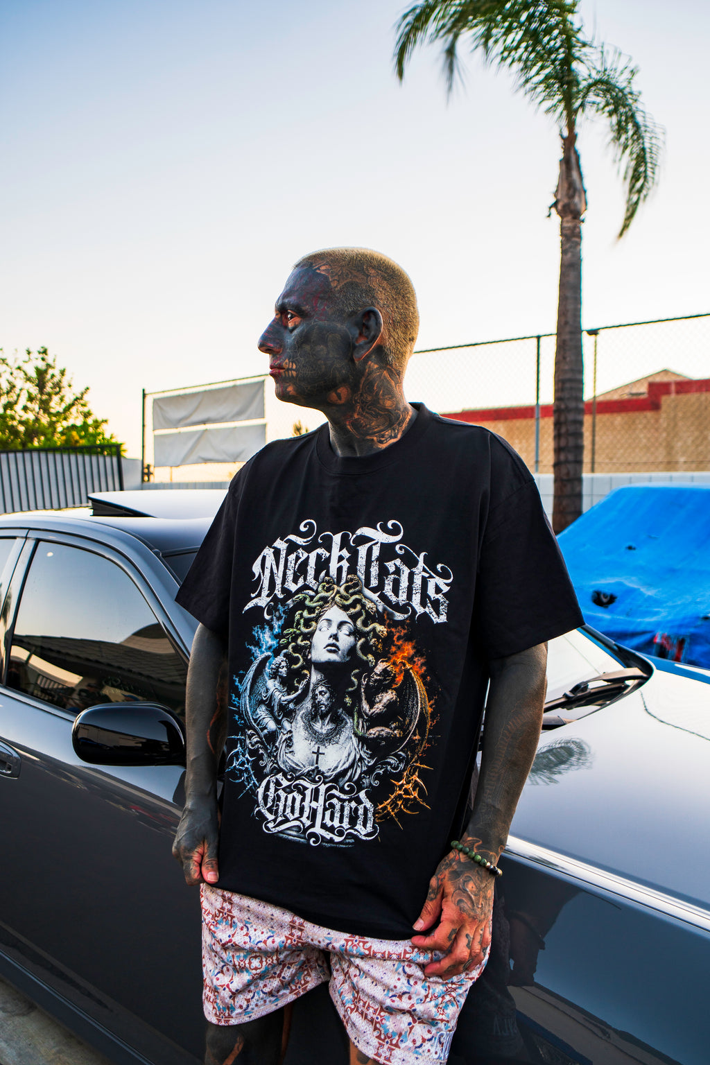 Neck Tats Go Hard Tshirt (Copy)